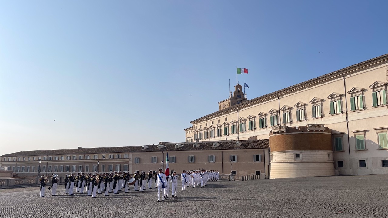 Giornata della Marina Militare: Cambio della Guardia d'onore al Palazzo del Quirinale