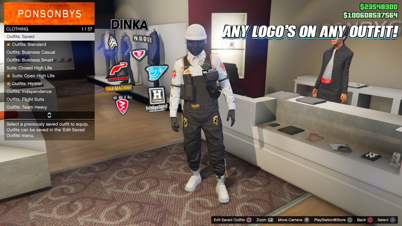 *NEW* HOW TO GET ANY RACE LOGOS WITH JOGGERS MODDED OUTFIT ( GTA 5 ONLINE )
