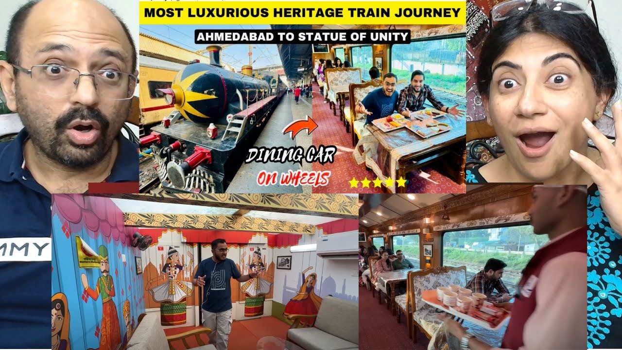India’s First Luxurious Heritage Tourist Train Journey | Ahmedabad to Kevadia(STATUE OF UNITY) 😍