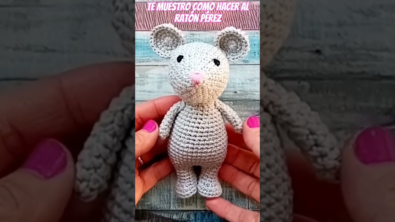 Rat&oacute;n P&eacute;rez Amigurumi