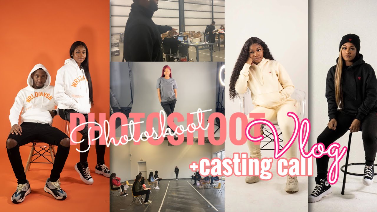 Paid Model Photoshoot VLOG + casting call | WRLDINVSN