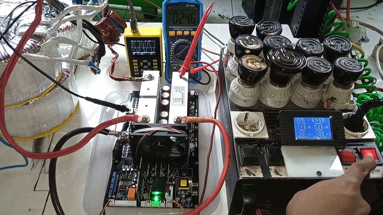 2512259KHYGVWA Test uji voltage & beban KIT INVERTER PSW EGS002 TO247 12Mosfet 24V