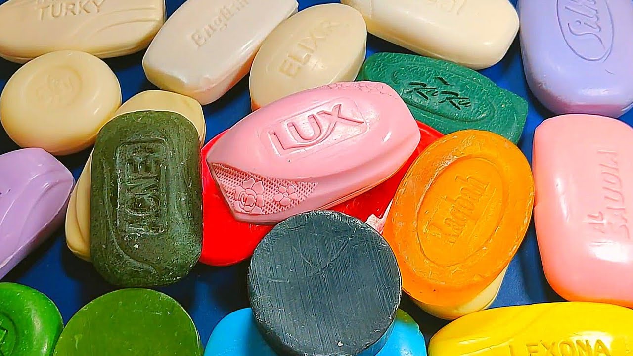 Satisfying International ASMR Soap opening Haul Soap Leisurely Unpacking Soaps Relaxing Sound
