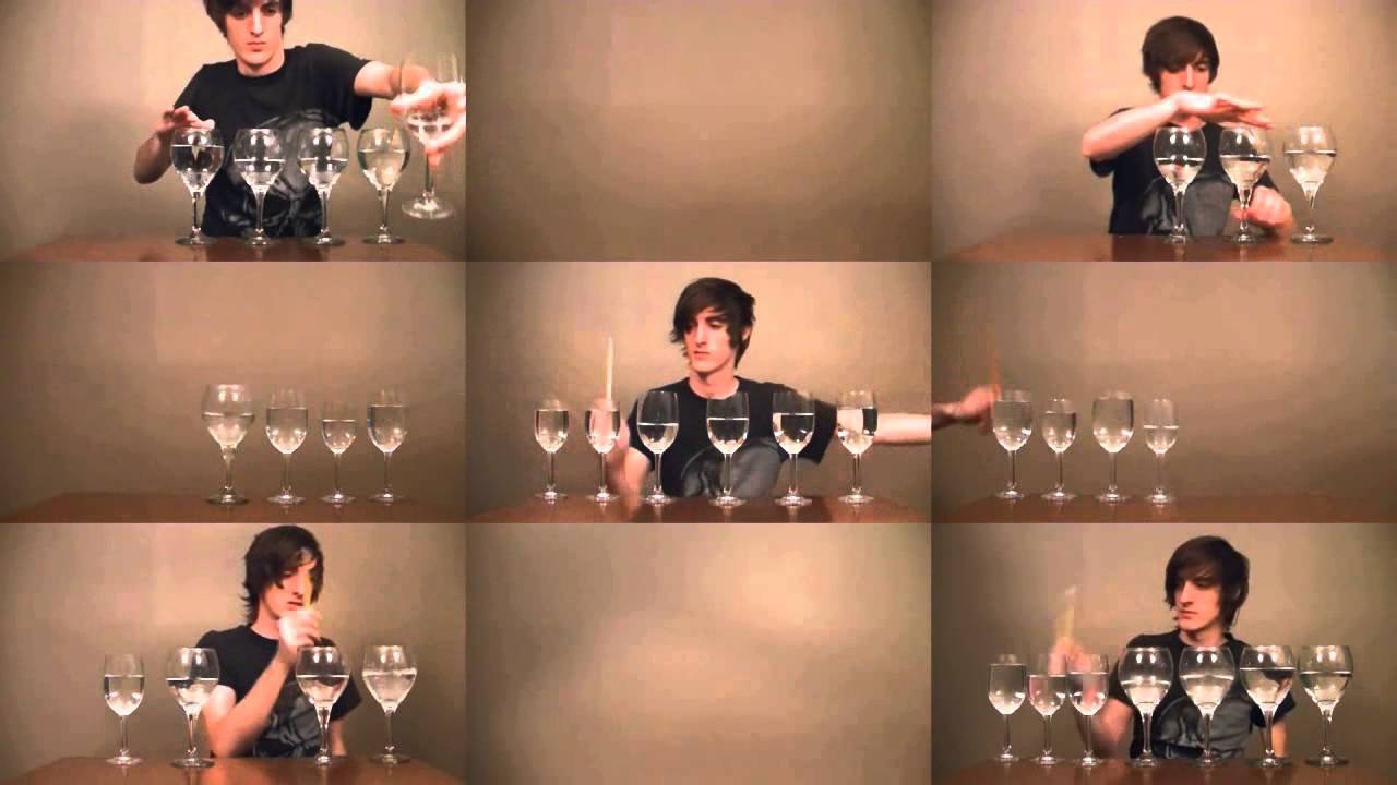 Song of Healing on Wine Glasses by Sp0ntanius (+MP3 download)