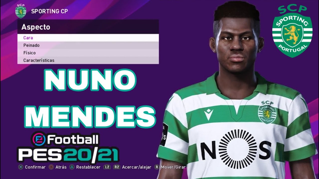PES 2020/2021 - COMO HACER A NUNO MENDES |iamRubenMG|