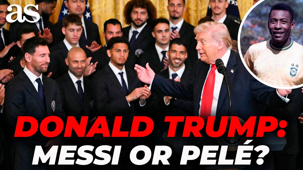 Trump asks Messi: 'BETTER THAN PELÉ?' — Entire Inter Miami BURSTS INTO A LAUGHTER