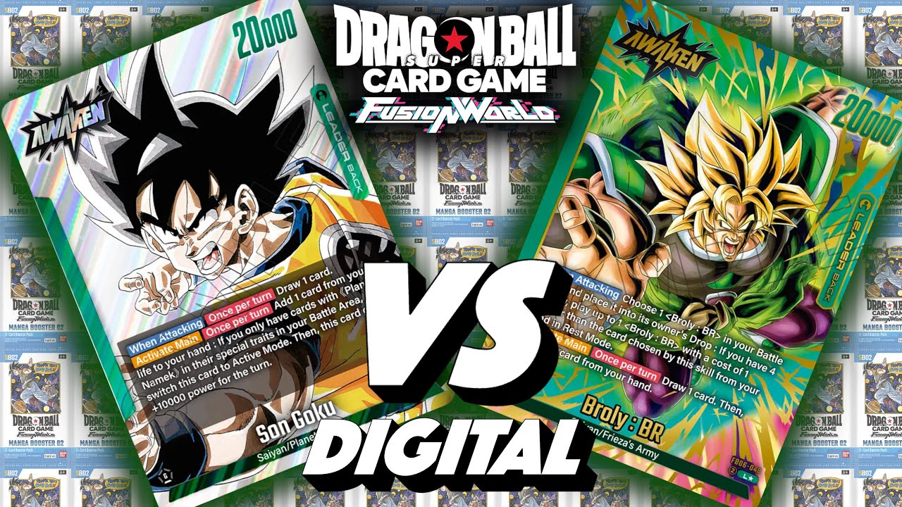 [SB-02] SON GOKU  vs  BROLY:BR  | Dragon Ball Super Fusion World Match.