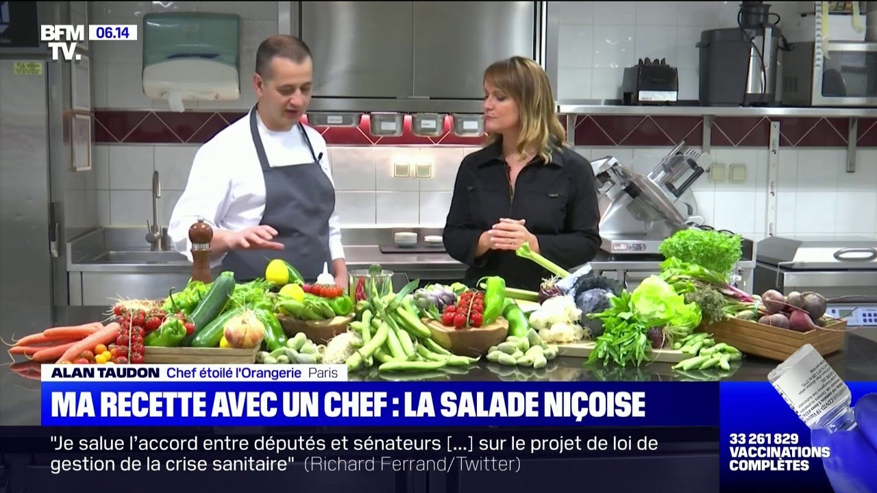 Ma recette avec un chef: la salade ni&ccedil;oise