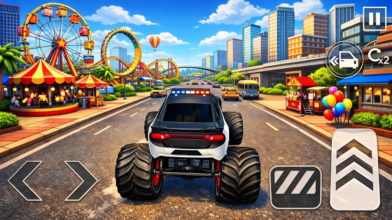 Monster Truck Mega Ramp Impossible Driver - Ultimate Car Stunts GT Racing - Android GamePlay