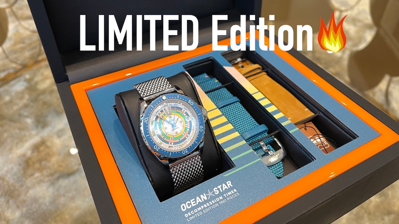 4K Unboxing & Review Mido OCEAN STAR DECOMPRESSION TIMER 1961 LIMITED EDITION - this watch is hot!