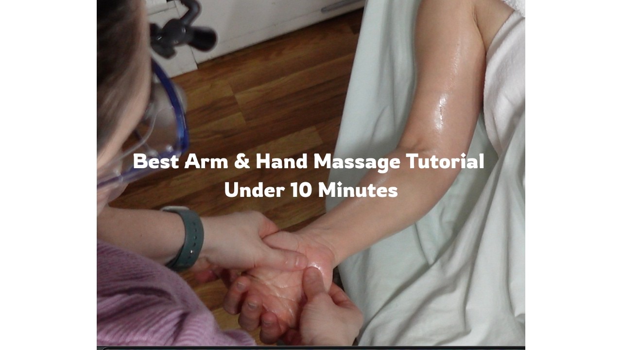 Super Relaxing Arm & Hand Massage Tutorial With Skinchanted CBD Massage & Body Oil