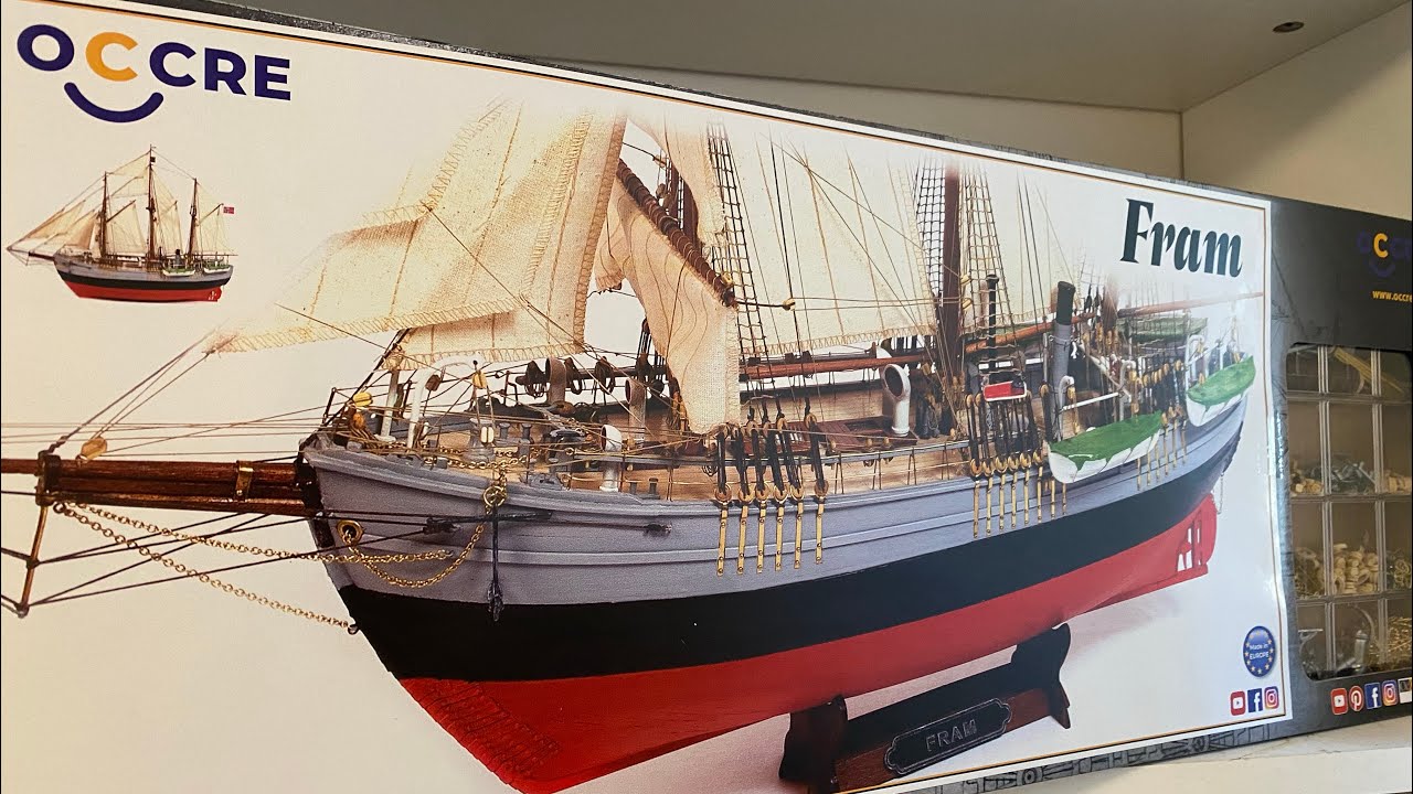 Unboxing of the Fram! Roald Amundsen famous expedition ship #occremania
