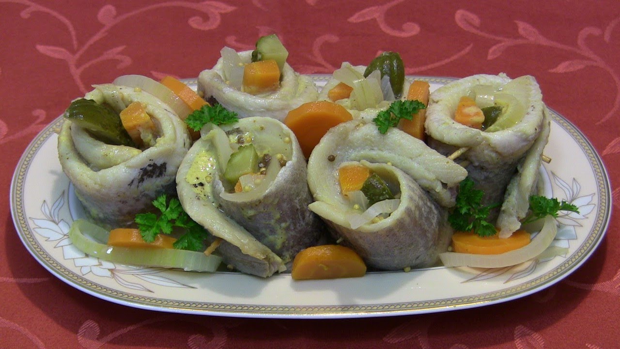 Śledzie zawijane marynowane - rolmopsy