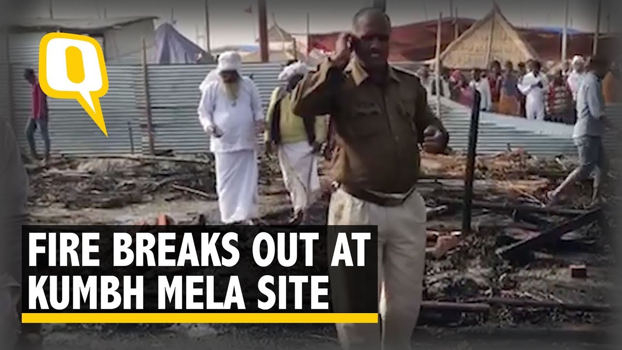 Fire Breaks Out at Kumbh Mela Site, No Injuries Reported | The Quint