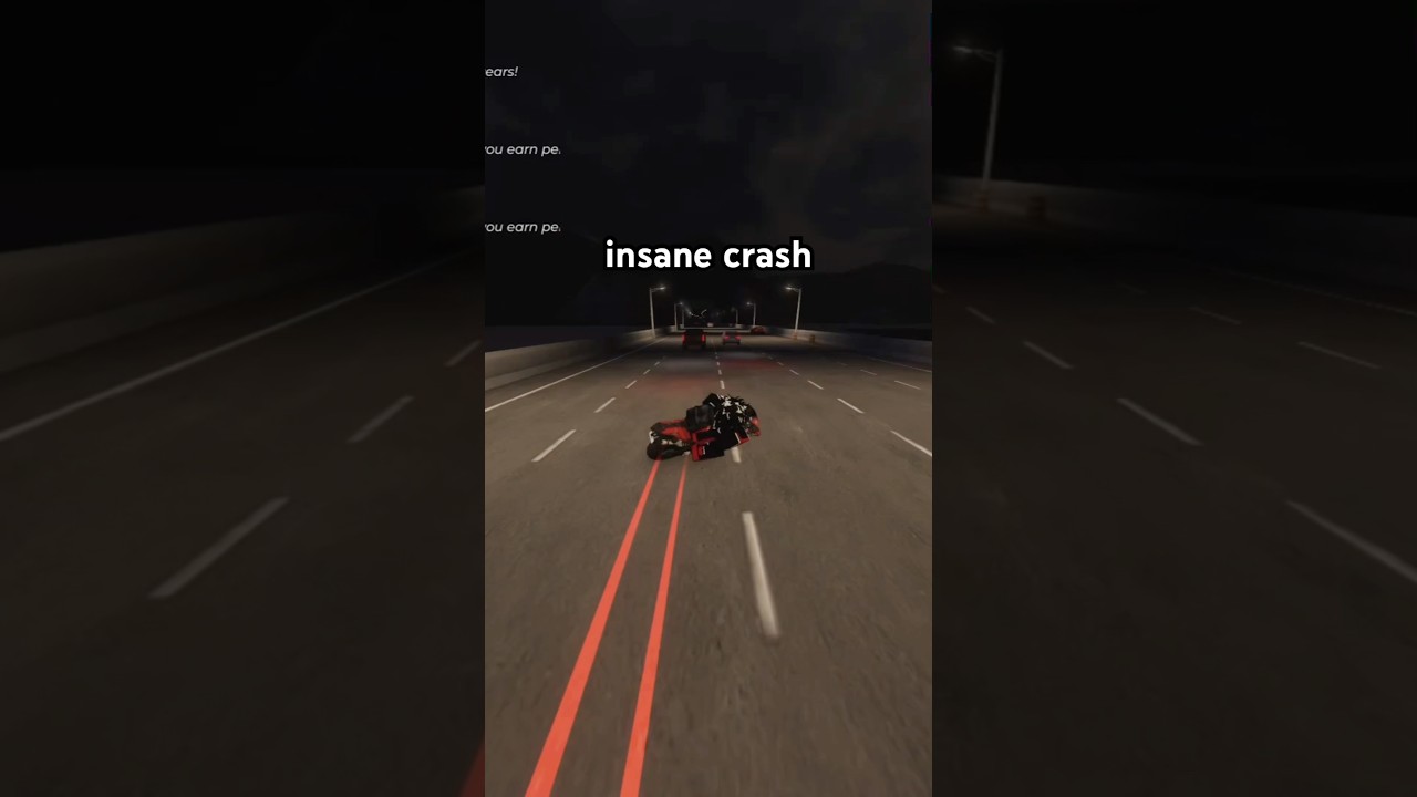 insane crash in motorcycle mayhem. #motorcycle #motorcyclemayhem #bike #roblox #racing #foryou