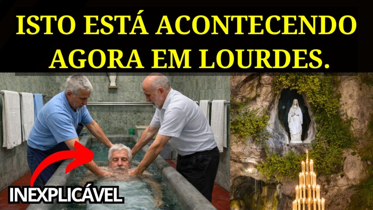 Isto Está Acontecendo AGORA Em Lourdes.