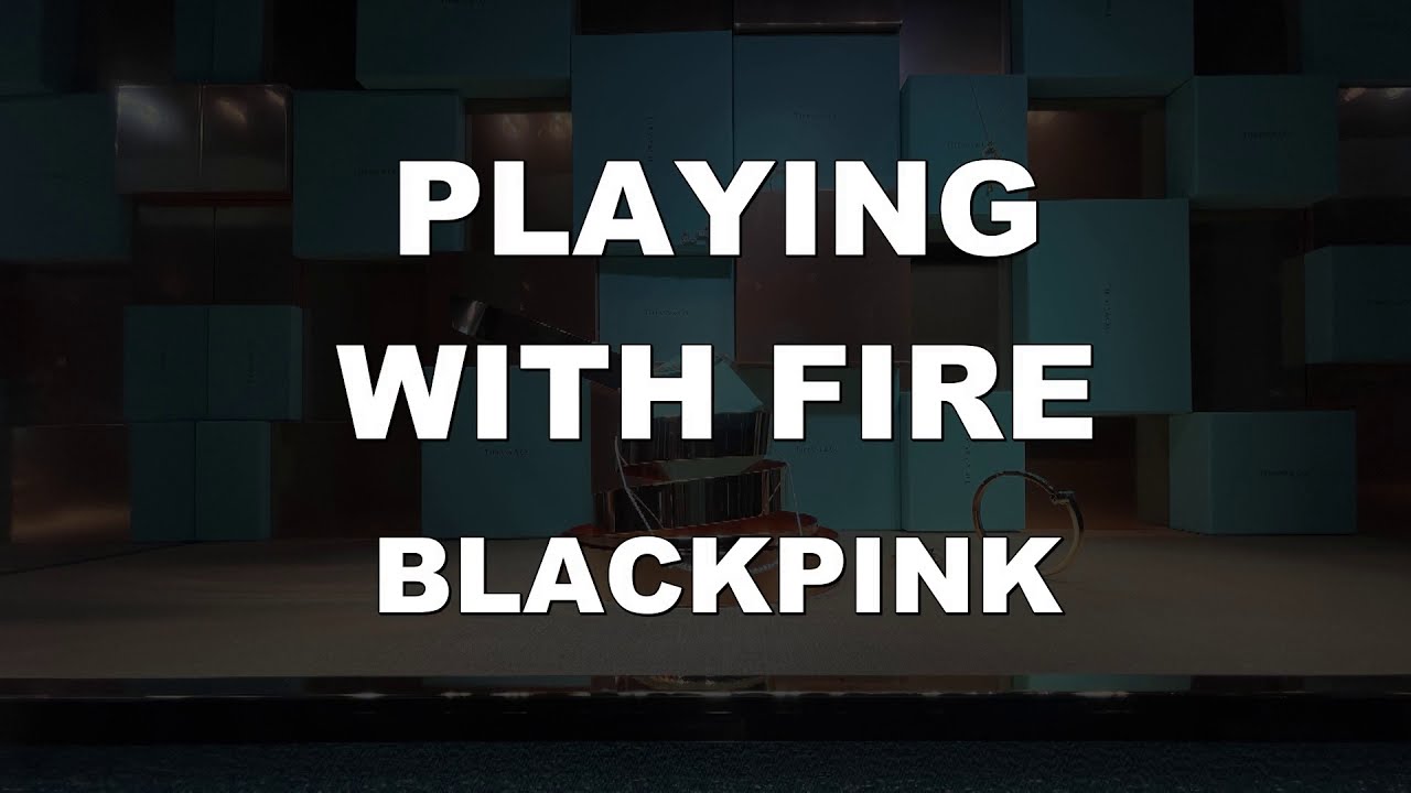 Romanized Karaoke♬ PLAYING WITH FIRE - BLACKPINK 【No Guide Melody】 Instrumental