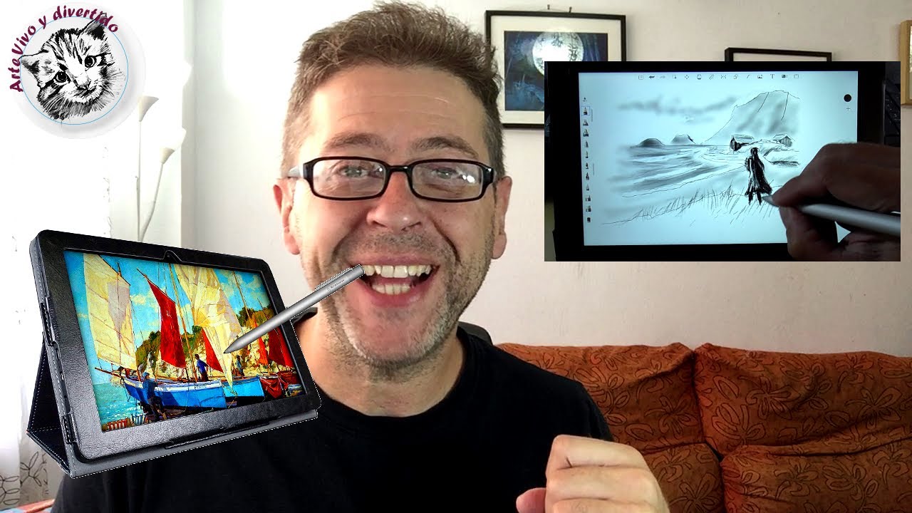 Simbans PicassoTab Review y Opinión de Tableta de Dibujo Económica