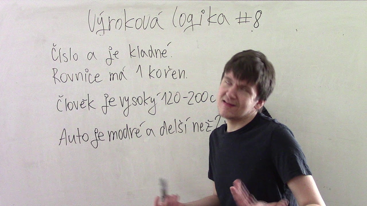 Výroková logika #8 - Negace výroků