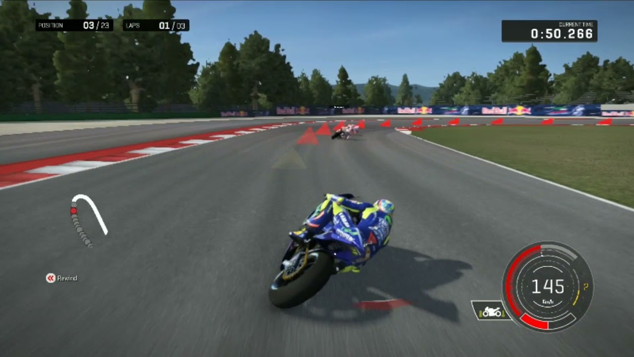 akankah Valentino Rossi masuk podium di misano ? | MotoGP 17 gameplay