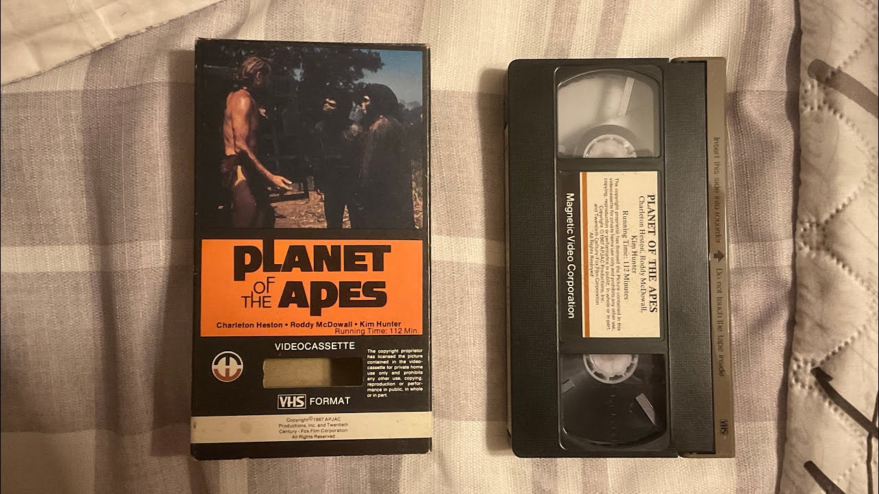 Opening & Closing to Planet of the Apes 1979 VHS [Magnetic Video Corporation]