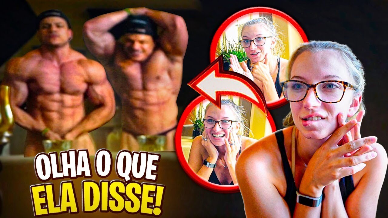 REAÇÃO DELA AO VER MEU SHAPE PRA COMPETIR! 😈😱