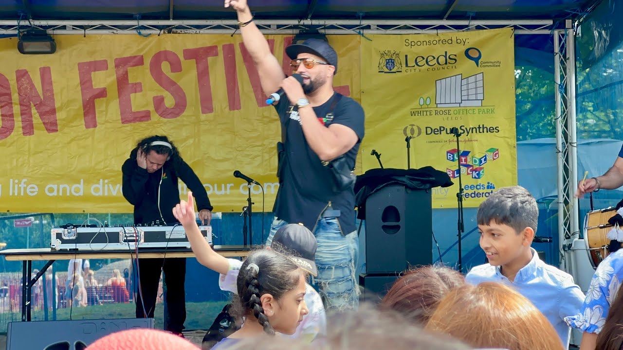 MAZ BONAFIDE LIVE AT BEESTON FESTIVAL 2024 LEEDS PUNJABI REMIX FULL COMPILATION 🎤🪘 LEEDS MELA 2024