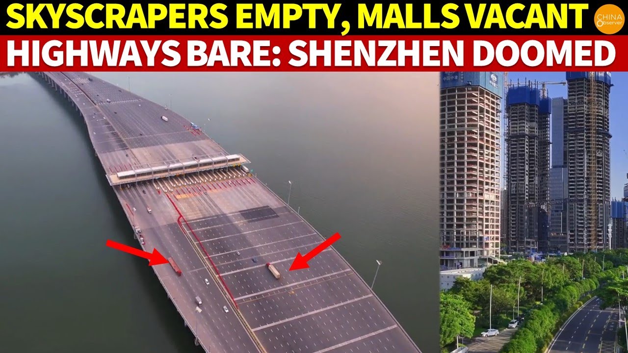 Empty Skyscrapers, Deserted Malls, Abandoned Highways: Shenzhen Qianhai Is Finished!