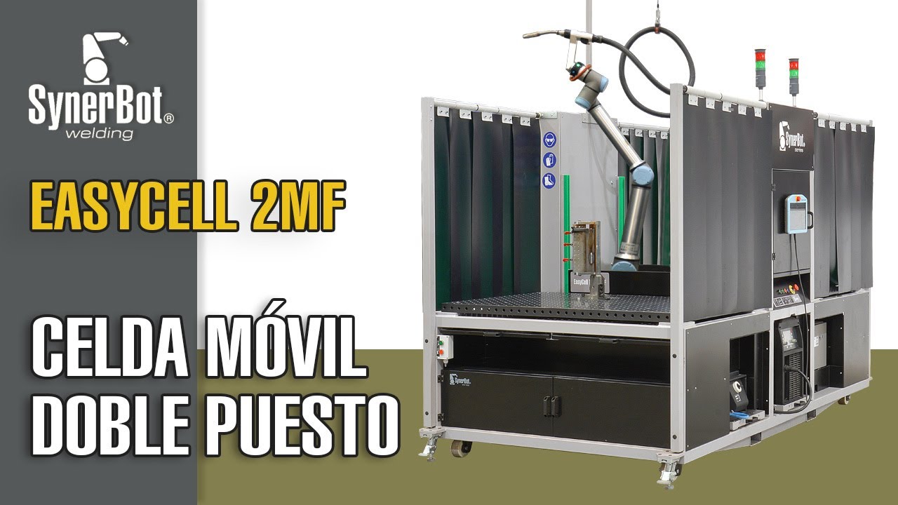 SynerBot EasyCell TWIN 2MF - Celda de soldadura móvil colaborativa de doble puesto
