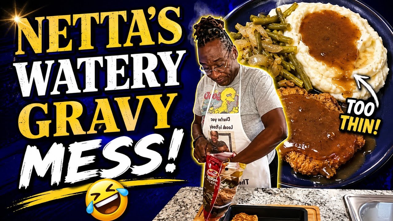 Netta’s Country Fried Steak Disaster 🍽️ Watery Gravy, Cracked Potatoes & Cold Food