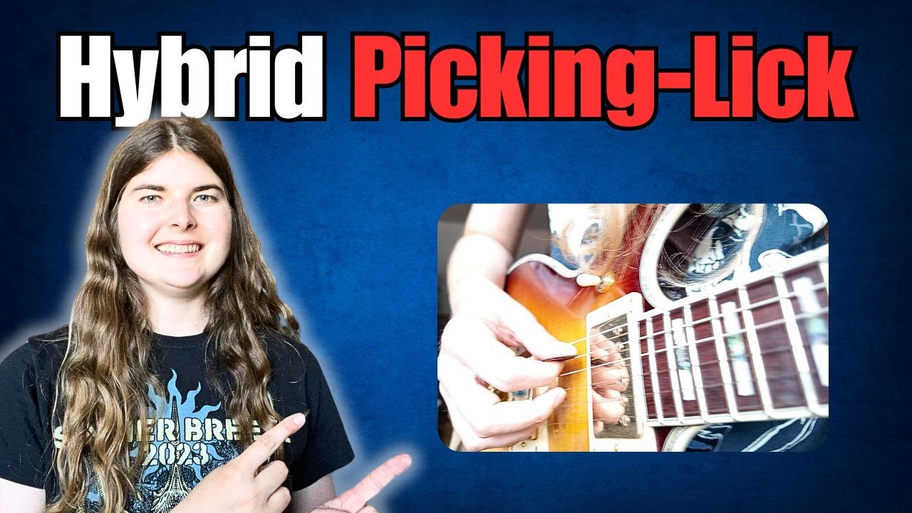 So geht Hybrid Picking! Grundlagen + Beispiel-Lick