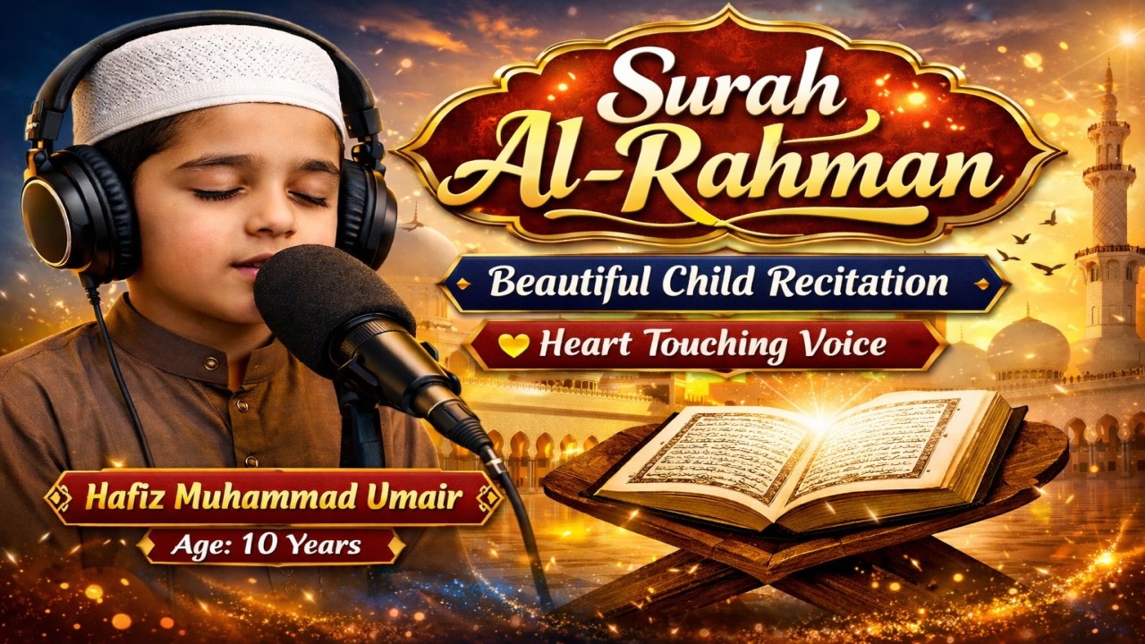 ننھے حافظ محمد عمیر کی دل کو چھو لینے والی تلاوت | Surah Rahman Emotional Recitation