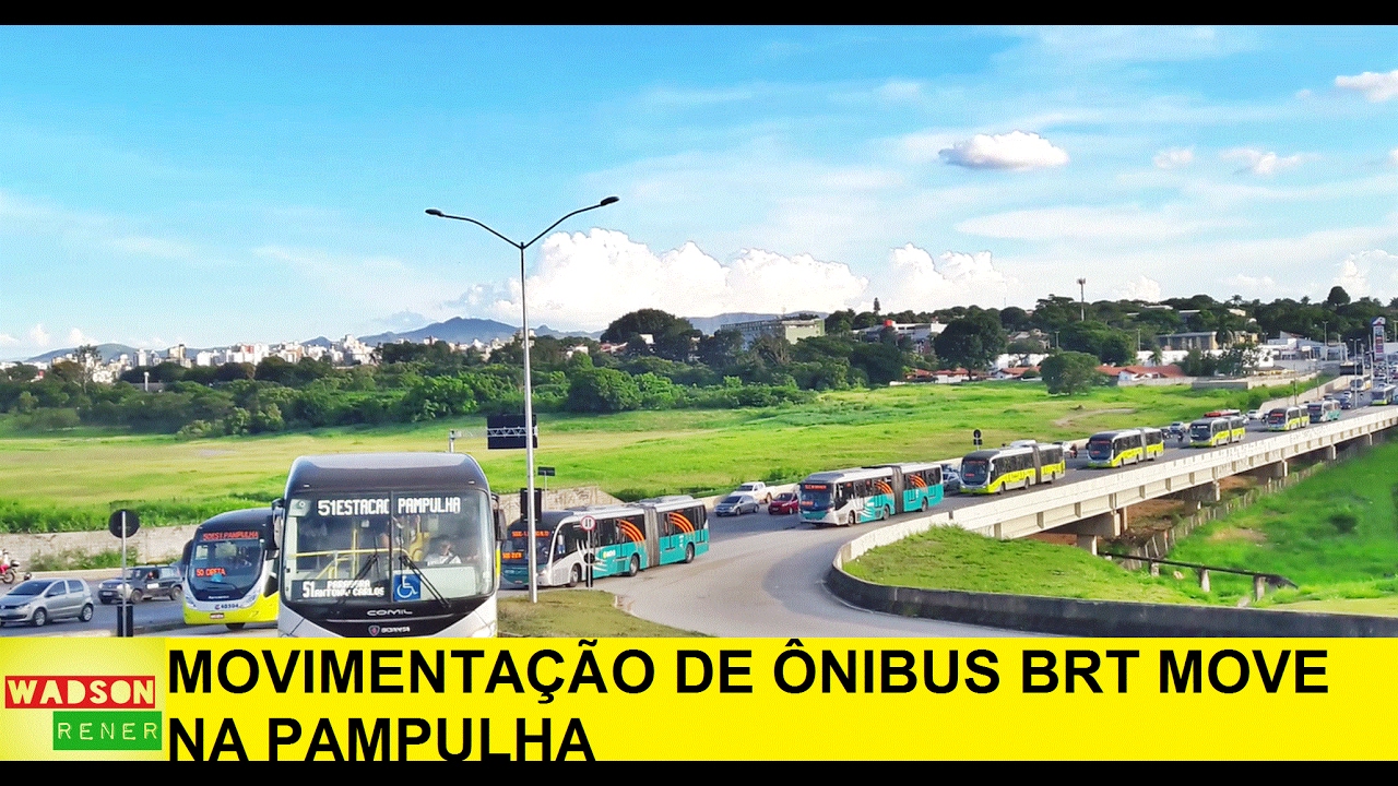 Movimentação de Ônibus #10 BRT Estação Pampulha