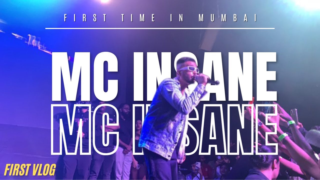 ⁠@MCINSANE666 First time performing in Mumbai ​| first vlog