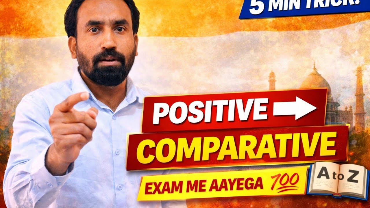 Do as Directed positive degree to comparative degree 10th English MP Board NCERT English Grammar 