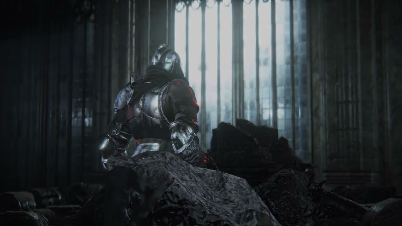 Lothric Knight Greatsword vs Aldrich , Devourer of Gods #darksouls3 