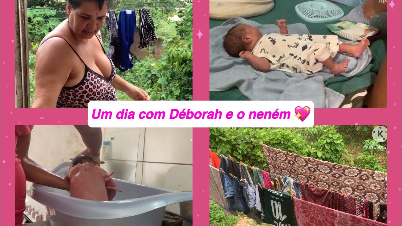 UM DIA COM DÉBORAH E O NENÉM // ORGANIZEI E ARRUMEI A CASINHA DELA 💖