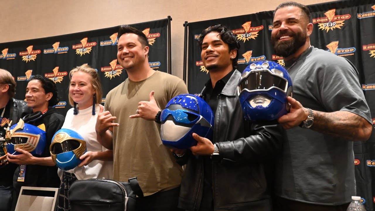 Синяя команда: Специальная панель Синих Рейнджеров! RangerStop Orlando 2025 #powerrangers