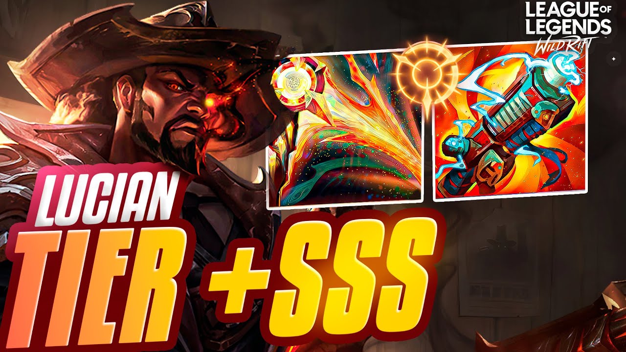 Lucian est&aacute; ABSURDO neste patch! 💥 O melhor atirador para carregar! | LoL Wild Rift