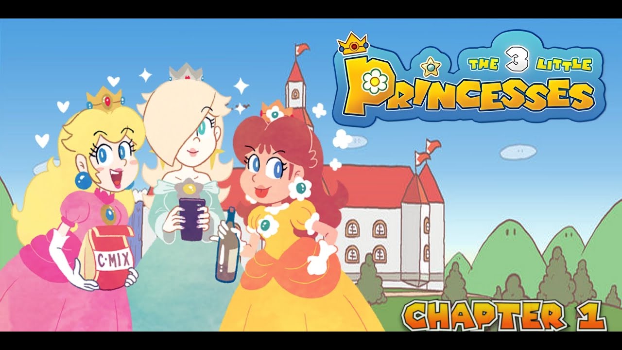 The Three Little Princesses | Chapter 1 - Comic Dub #nintendo #princess