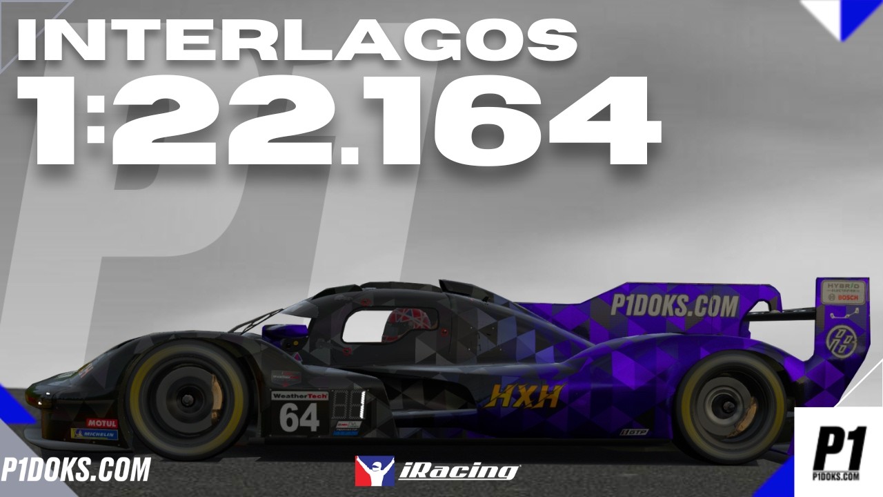1:22.164 - Porsche GTP - Interlagos - IMSA -│P1DOKS.COM 26S1 WEEK 10