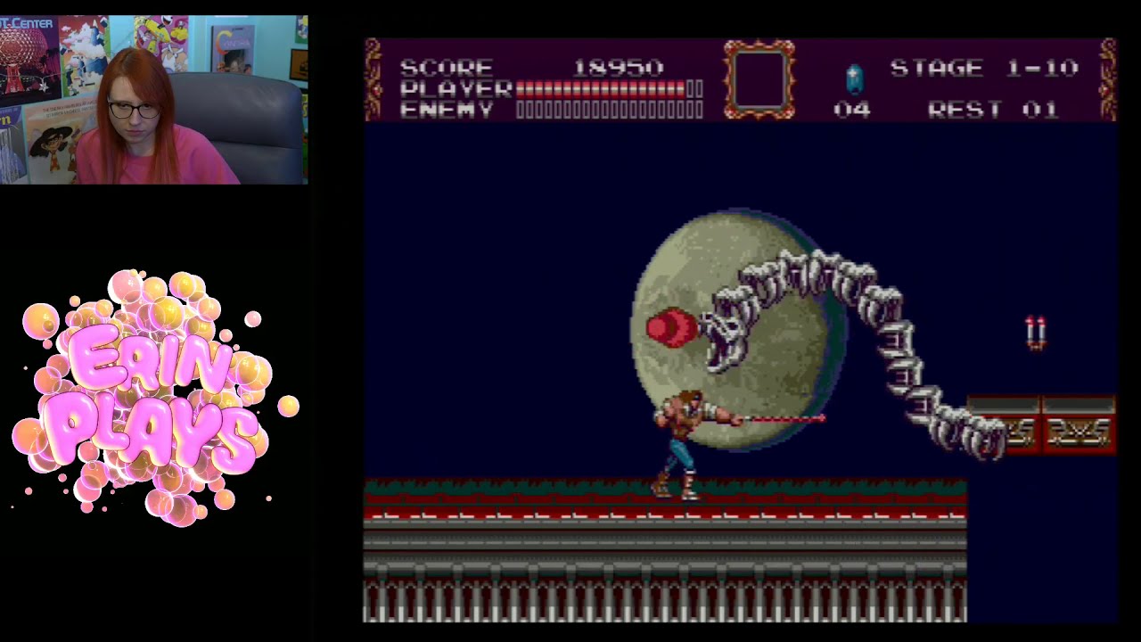 Castlevania Bloodlines Part 1 (Sega Genesis) - Erin Plays Extras