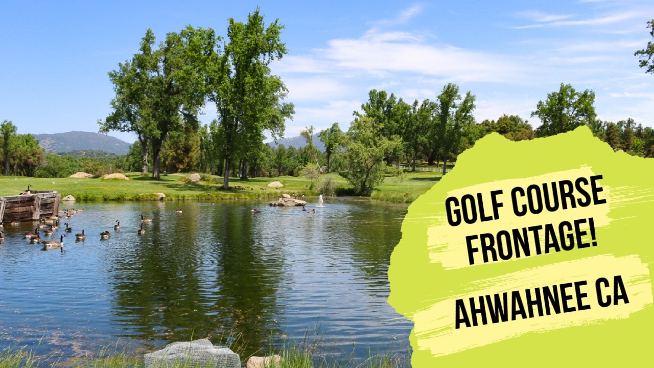 OFF MARKET.  Lot directly on the golf course in Ahwahnee, California!