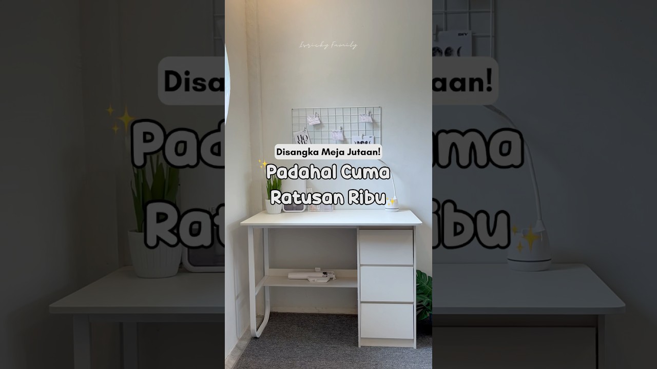 Meja belajar / kantor yang rekomend dan terjangkau 🧐 #mejabelajar #mejakantor #mejaminimalis