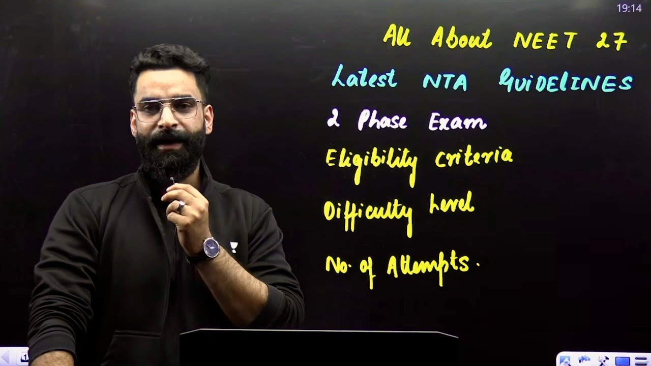 NEET 2027 Complete Guide | New NTA Rules, Eligibility, 2 Phases, Attempts & Syllabus! Wassim Bhat 