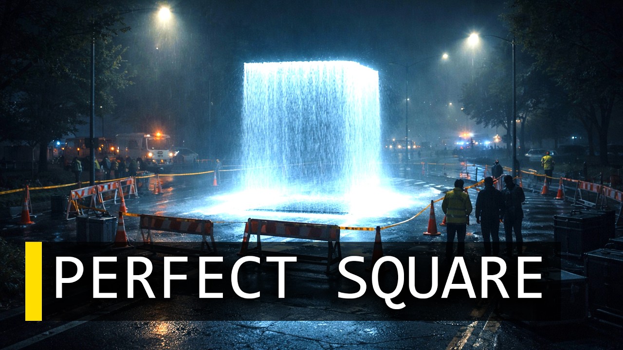 A Perfect Square of Rain Fell in the Middle of the Street