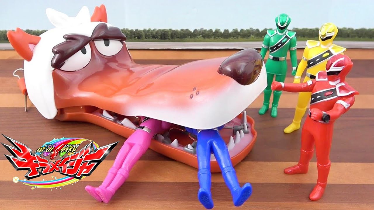 人形劇Puppet show【魔進戦隊キラメイジャー】暴れる虫歯オオカミを助けろ!!Kiramager
