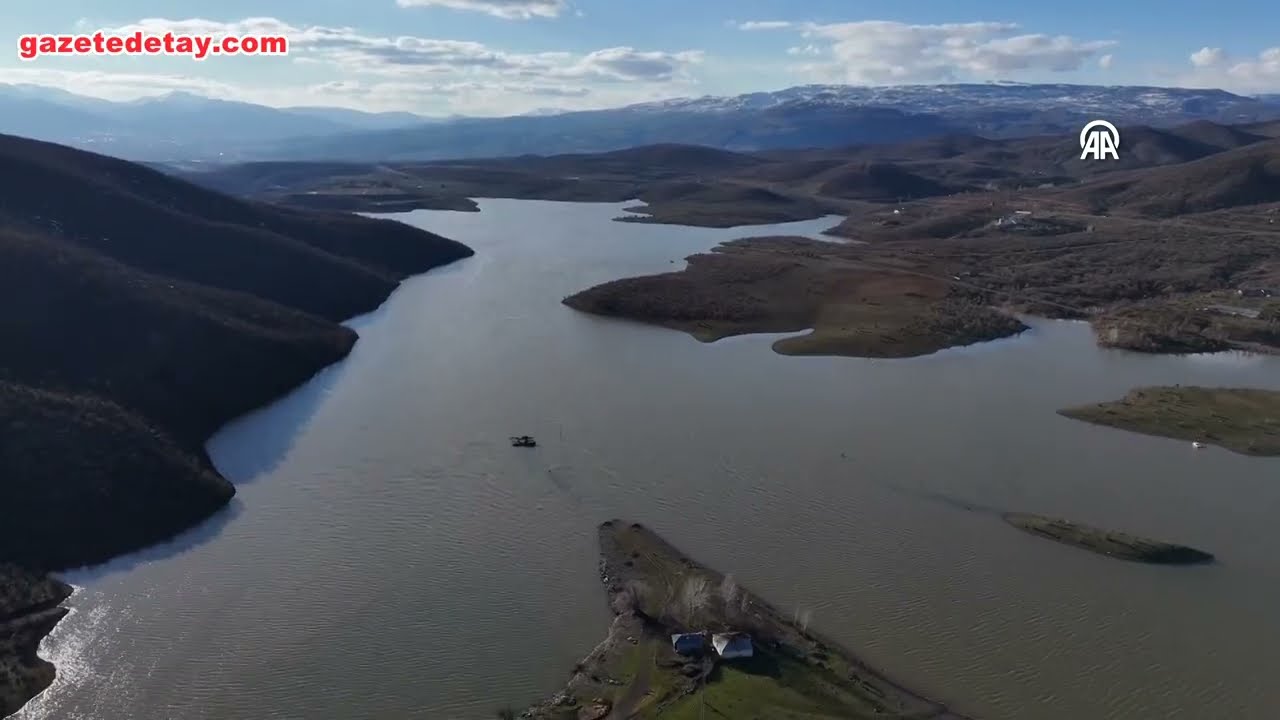 Bingöl'de kuruyan baraj gölü yeniden doldu, doğa nefes aldı