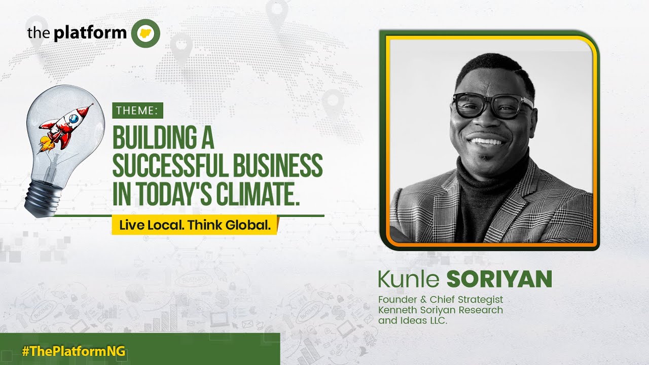 CULTURE SHAPING - KUNLE SORIYAN || THE PLATFORM NIGERIA || MAY 2022