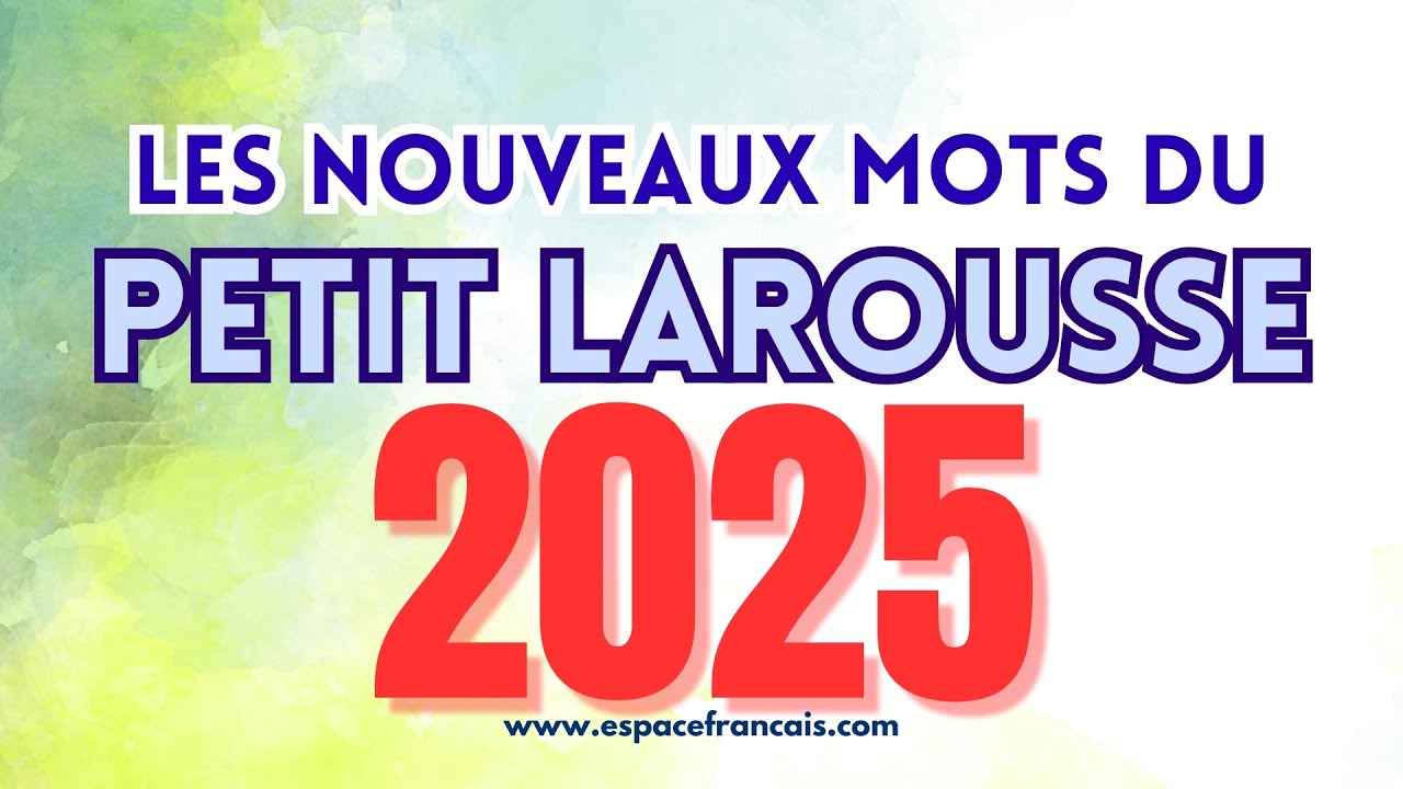 Nouveaux mots du Petit Larousse 2025